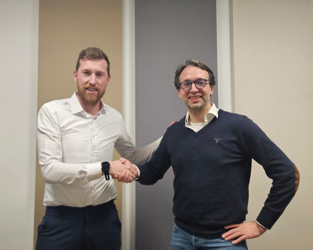 Robin Dekker van WarmPlus en Pieter van der Hoeven van Geluidslabel (bron: WarmPlus)